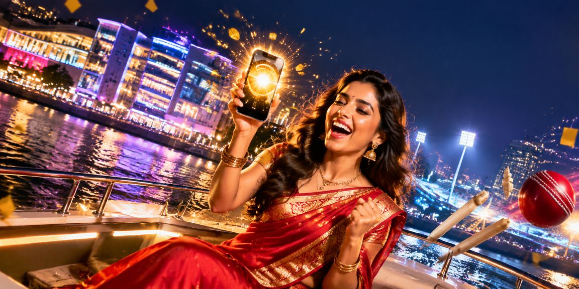 Indian woman enjoying betting experience in Pune city